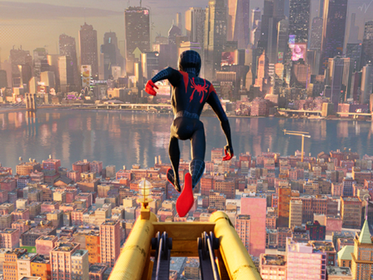 Spider Man Into The Spider Verse Final Battle
